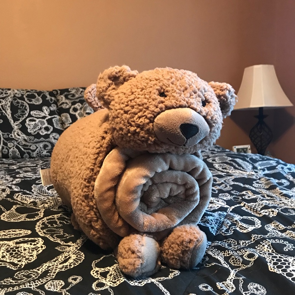 🐻 Bear Blanket/Pillow Set 🐻